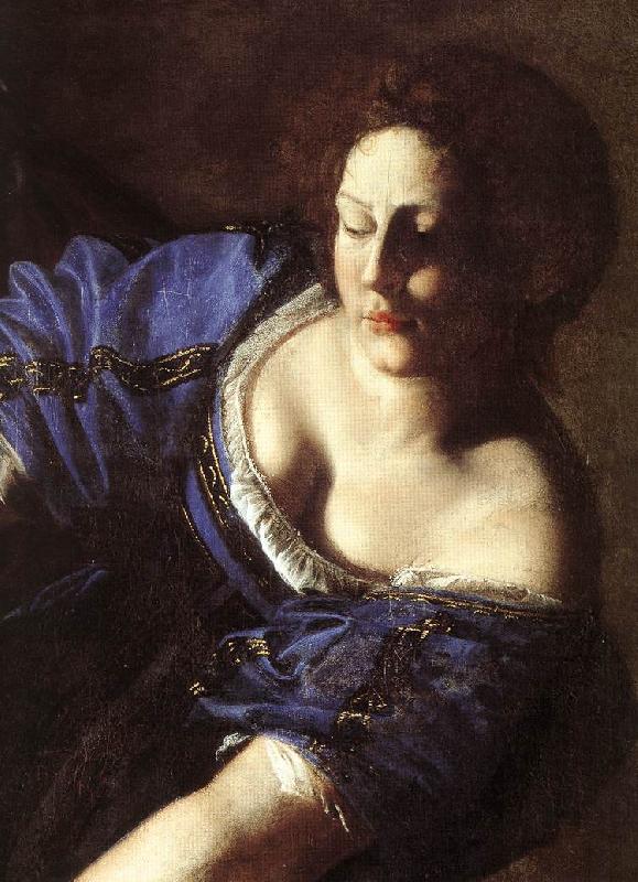 GENTILESCHI, Artemisia Judith Beheading Holofernes (detail) sdg France oil painting art